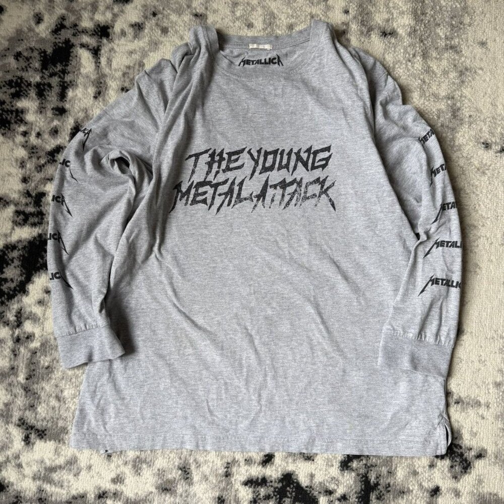 Y2K Metallica The Young Metal Attack Rock Tee-Shirt